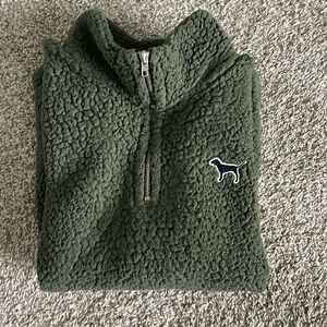 Victoria’s Secret Green Sherpa Pullover